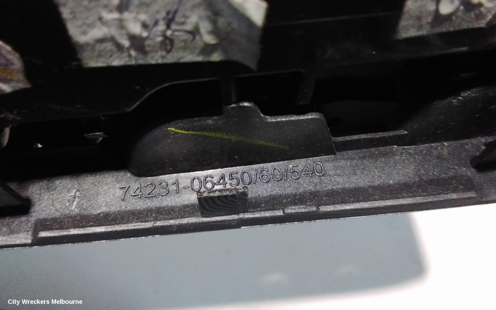 TOYOTA CAMRY PWR DR WIND SWITCH, RH FRONT (MASTER SWITCH), ASV50/AVV50, 12/2011 - 10/2017