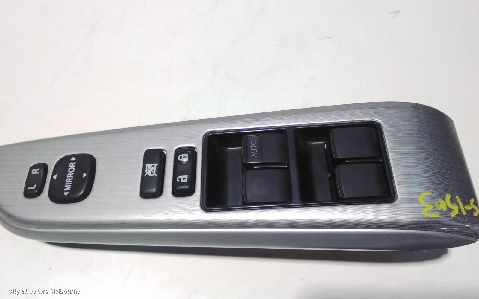 TOYOTA CAMRY PWR DR WIND SWITCH, RH FRONT (MASTER SWITCH), ASV50/AVV50, 12/2011 - 10/2017