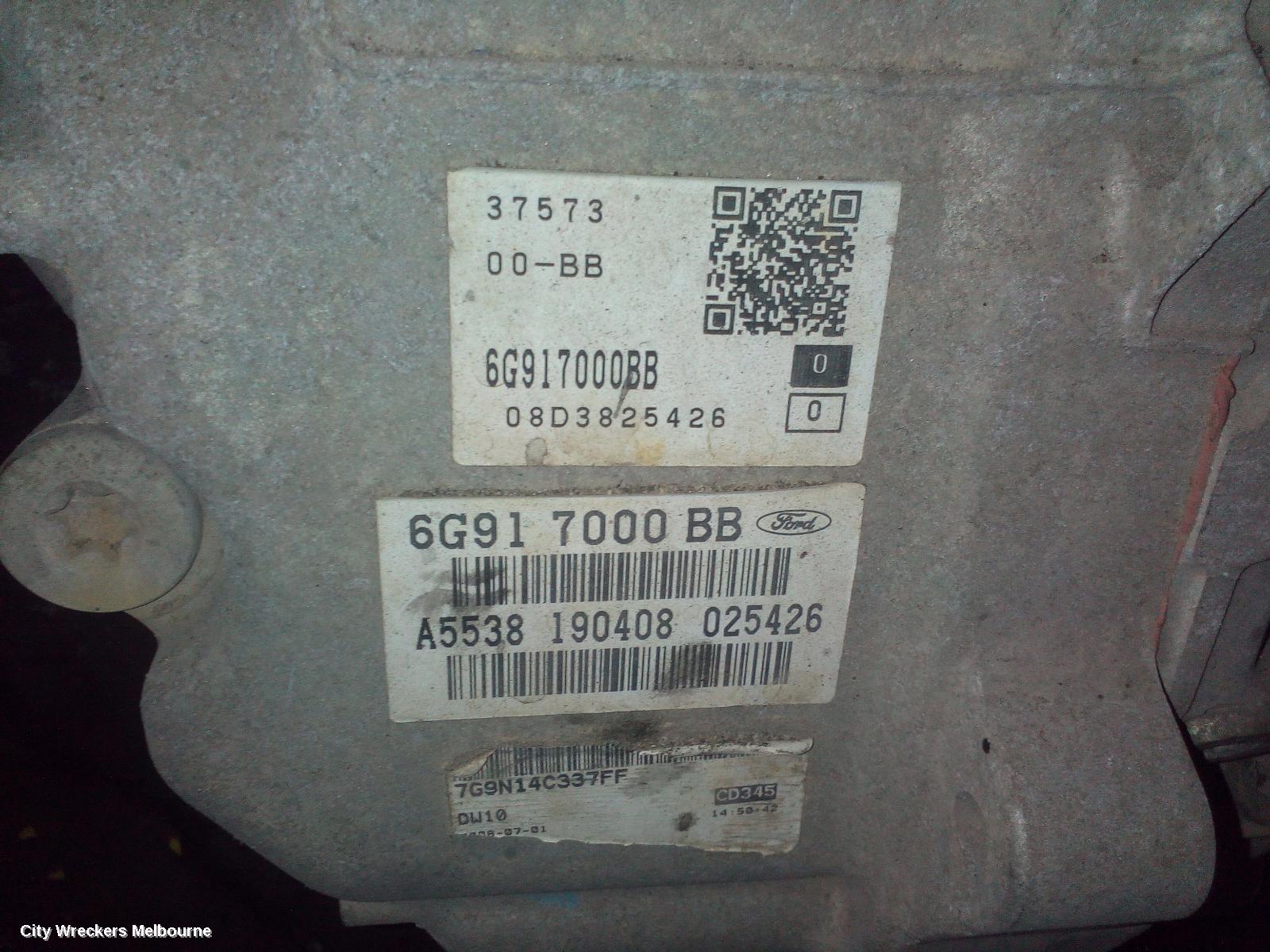 FORD MONDEO TRANS/GEARBOX, AUTO, DIESEL, 2.0, AWF21 TYPE, MA-MB, 10/2007 - 04/2010