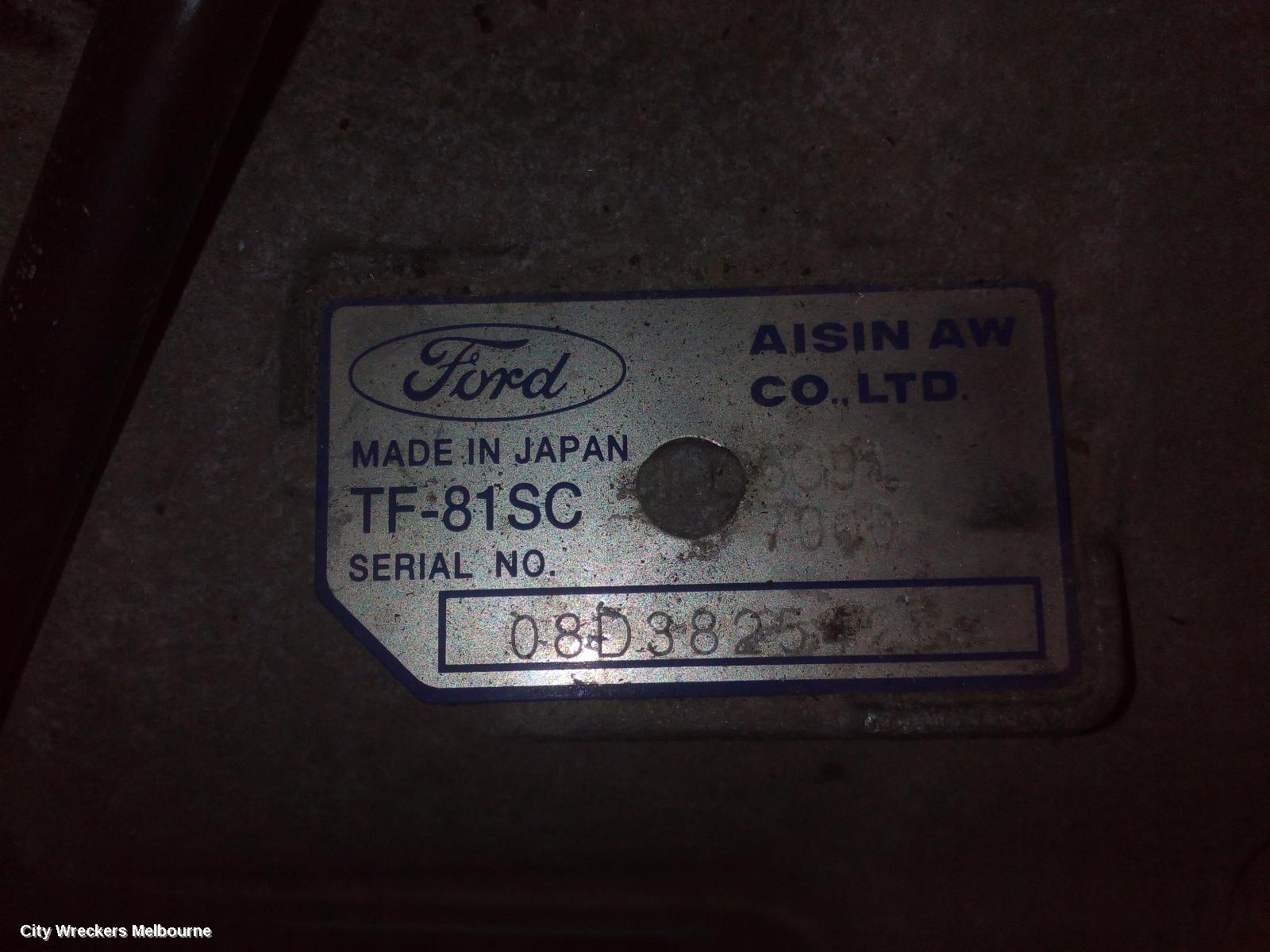 FORD MONDEO TRANS/GEARBOX, AUTO, DIESEL, 2.0, AWF21 TYPE, MA-MB, 10/2007 - 04/2010