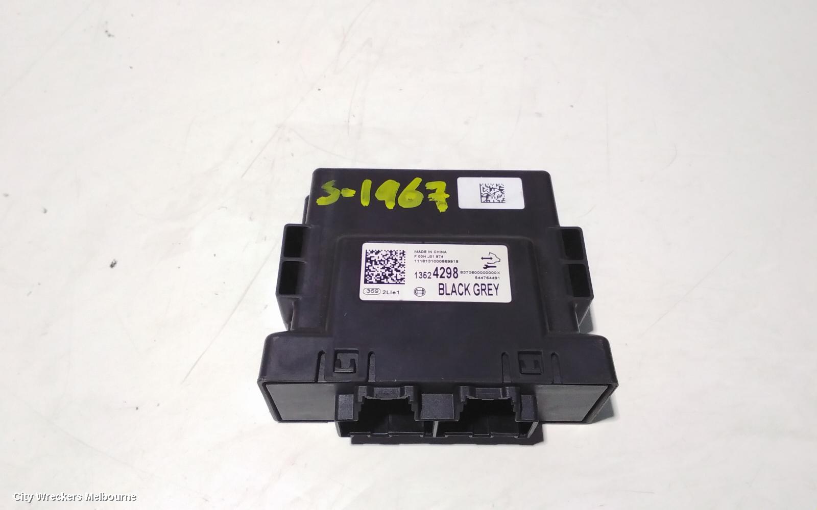 HOLDEN COLORADO, RG, 06/2012 - 12/2020, 13524298 BODY CONTROL MODULE: 89394