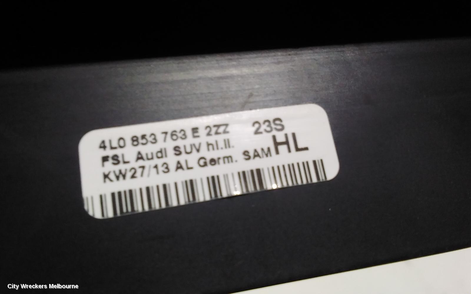 AUDI Q7 DOOR MOULD, LHR CHROME MOULD: 89407, 4L, 09/2006 - 08/2015