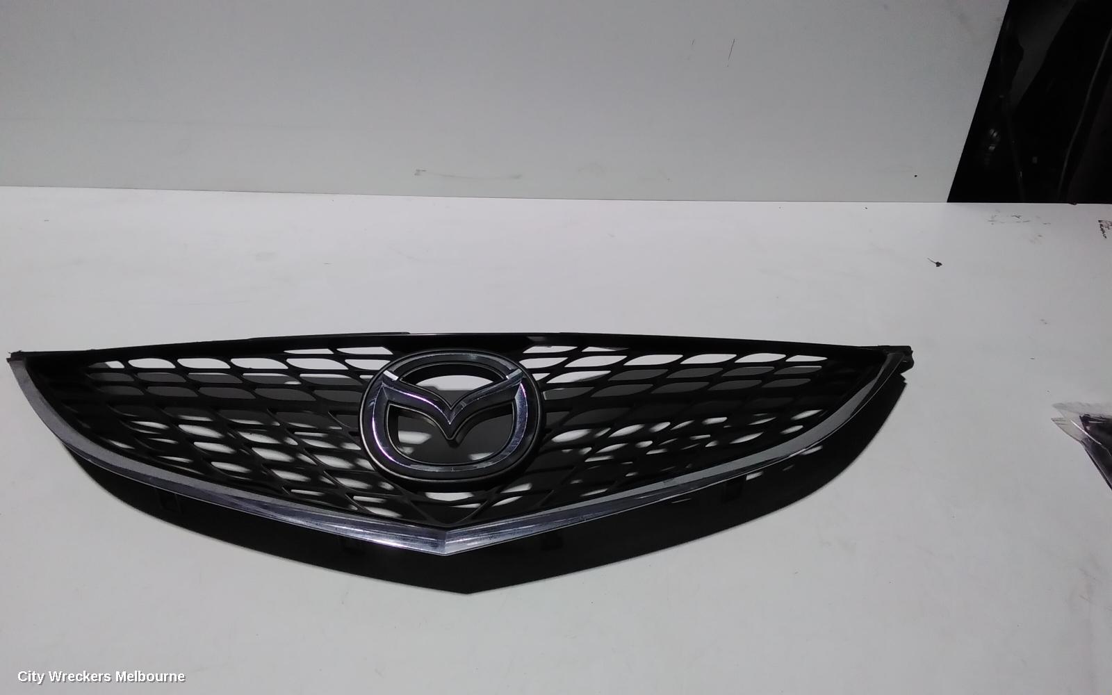 MAZDA 6 GRILLE, RADIATOR GRILLE, GH, SEDAN/WAGON/HATCH, CLASSIC/LUXURY TYPE, NON RADAR, 02/2008 - 02/2010