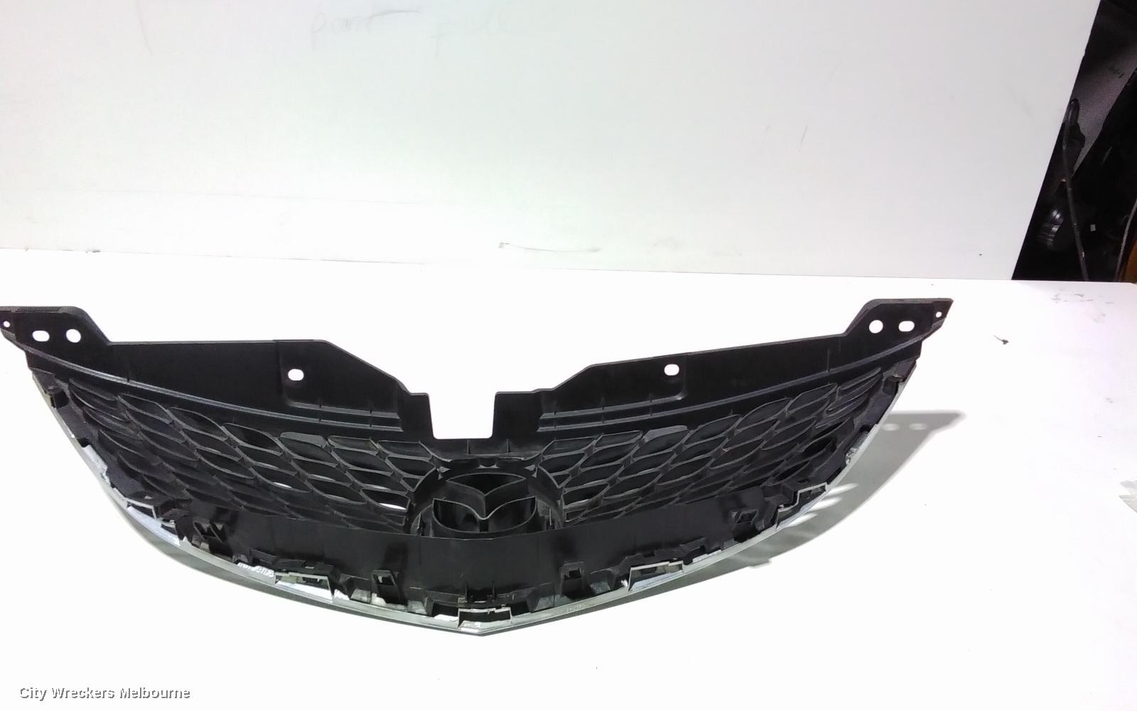 MAZDA 6 GRILLE, RADIATOR GRILLE, GH, SEDAN/WAGON/HATCH, CLASSIC/LUXURY TYPE, NON RADAR, 02/2008 - 02/2010