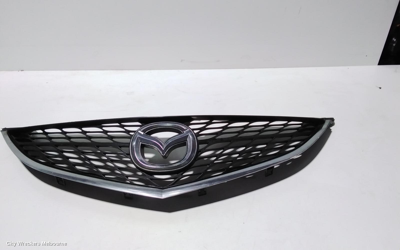 MAZDA 6 GRILLE, RADIATOR GRILLE, GH, SEDAN/WAGON/HATCH, CLASSIC/LUXURY TYPE, NON RADAR, 02/2008 - 02/2010