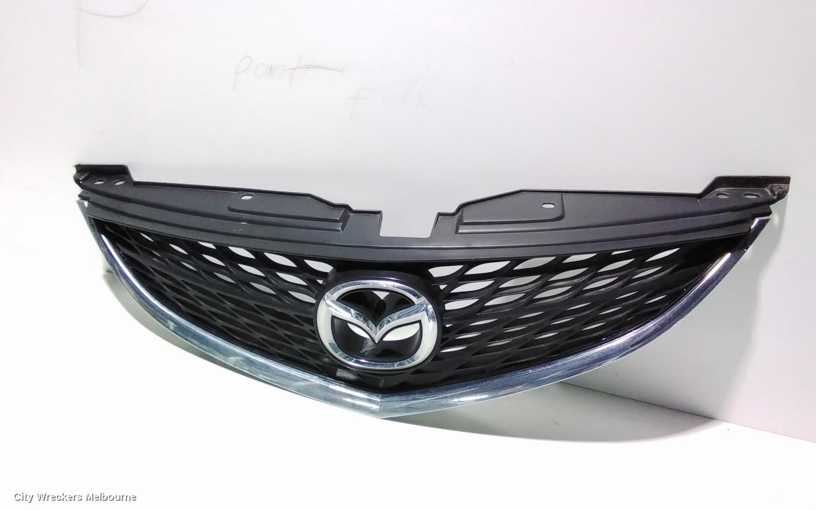 MAZDA 6 GRILLE, RADIATOR GRILLE, GH, SEDAN/WAGON/HATCH, CLASSIC/LUXURY TYPE, NON RADAR, 02/2008 - 02/2010