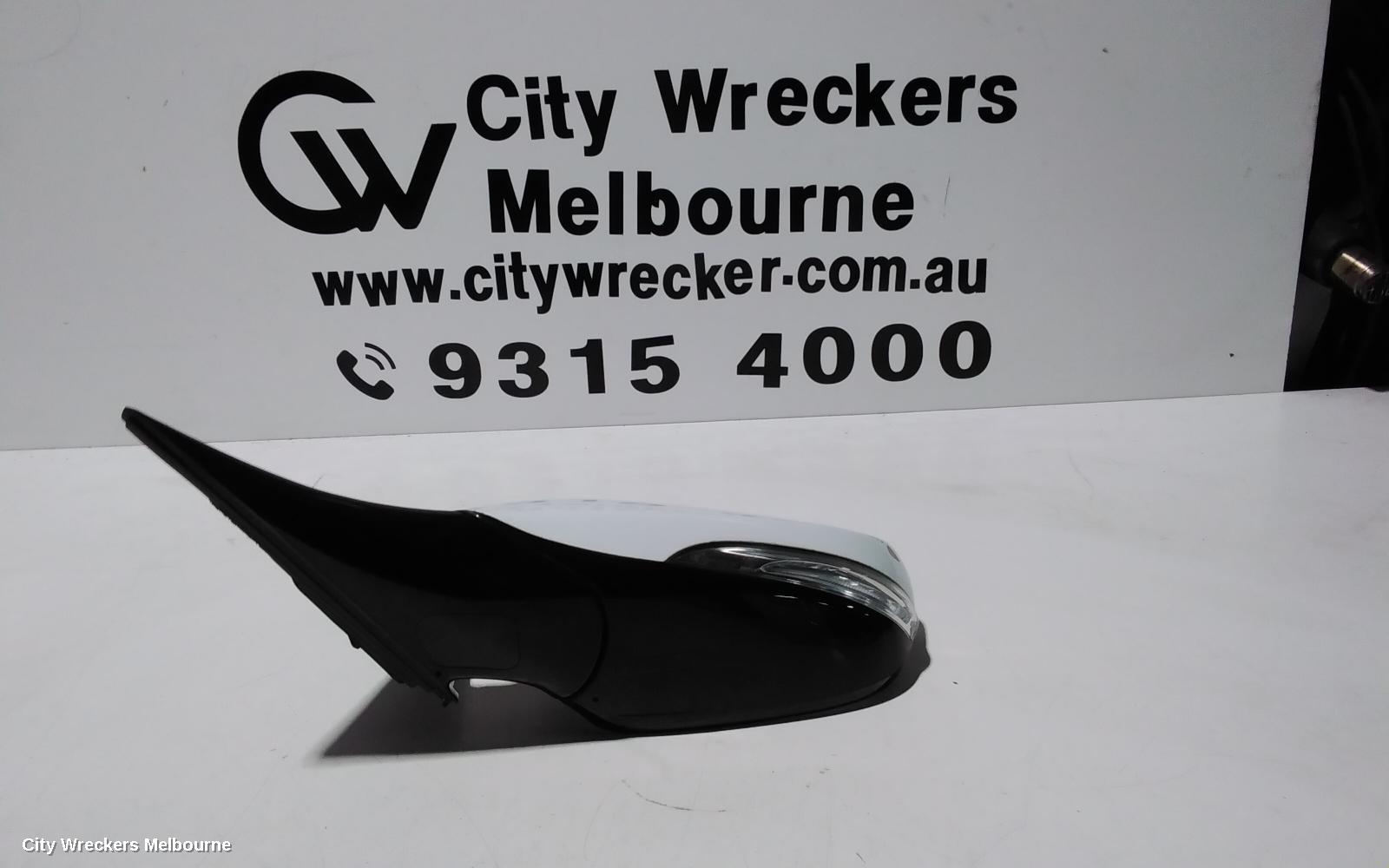 HYUNDAI VELOSTER LEFT DOOR MIRROR, FS, POWER FOLDING, HEATED TYPE, 10/2011 - 02/2018