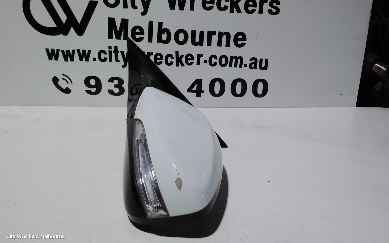 HYUNDAI VELOSTER LEFT DOOR MIRROR, FS, POWER FOLDING, HEATED TYPE, 10/2011 - 02/2018