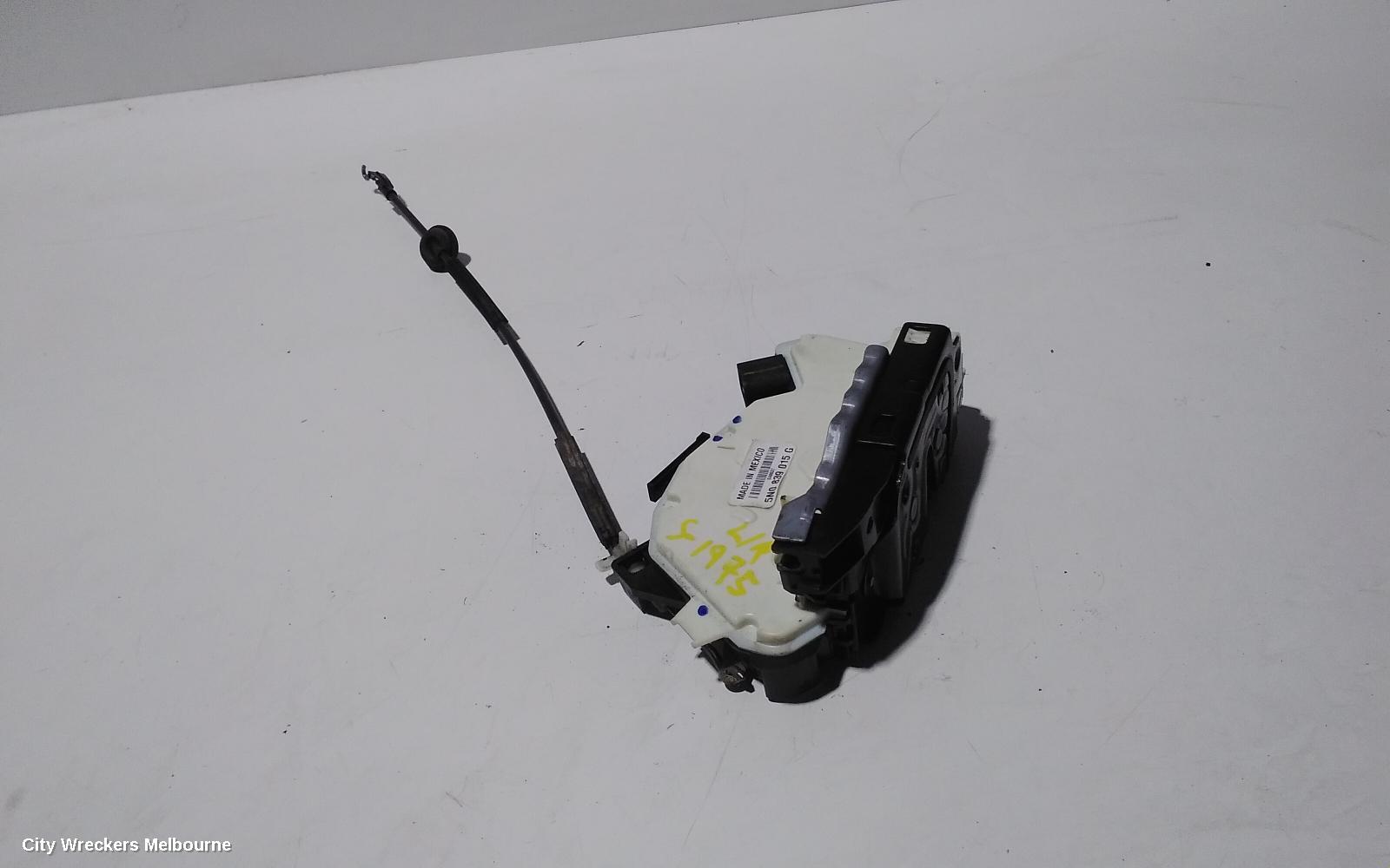 VOLKSWAGEN AMAROK DOOR/BOOT/GATE LOCK, LEFT REAR DOOR LOCK, P/N 5N0839015G, 2H, 12/2010 ONWARDS