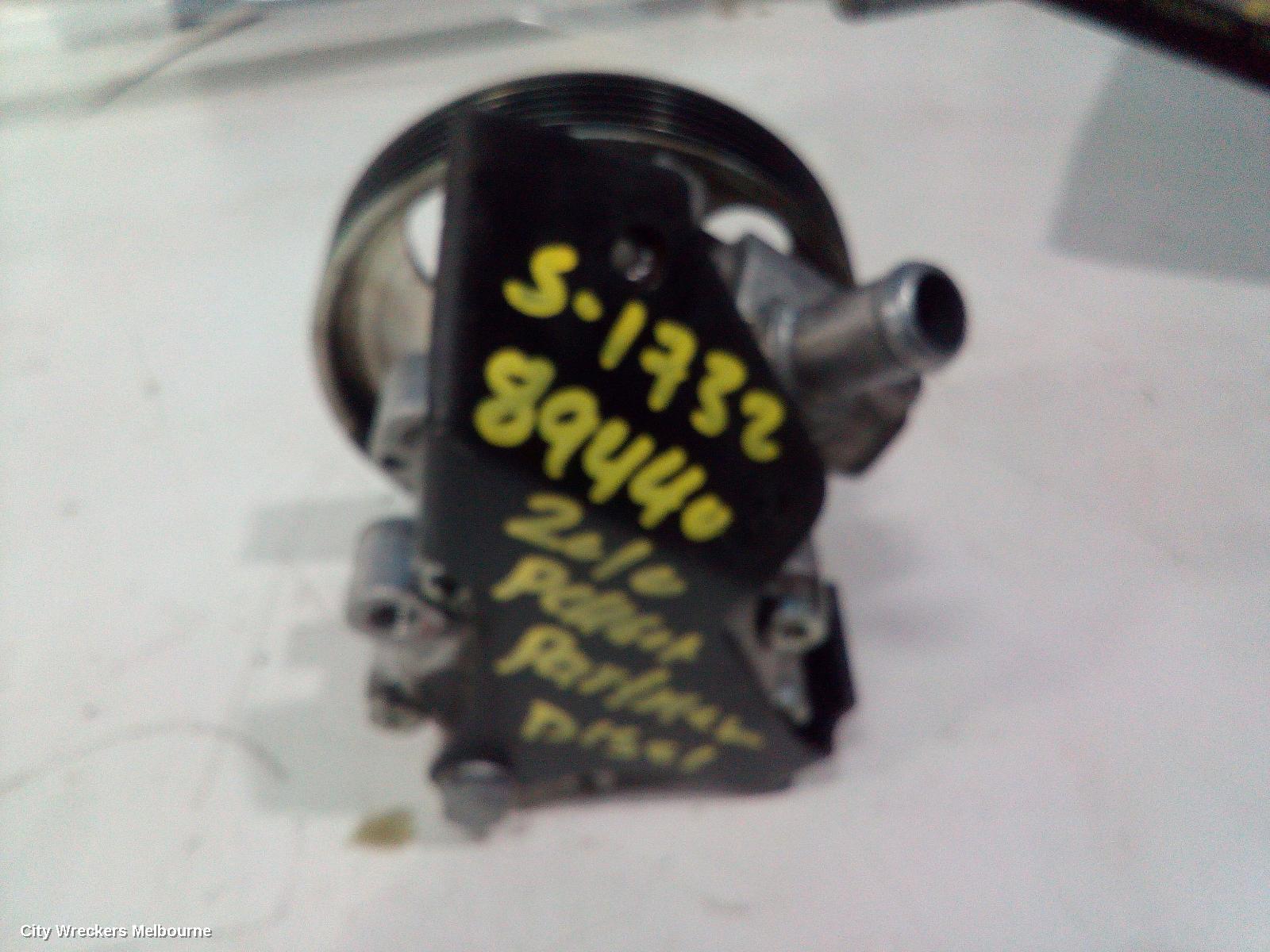 PEUGEOT PARTNER STEERING PUMP, VAN 09/2008 - 01/2015