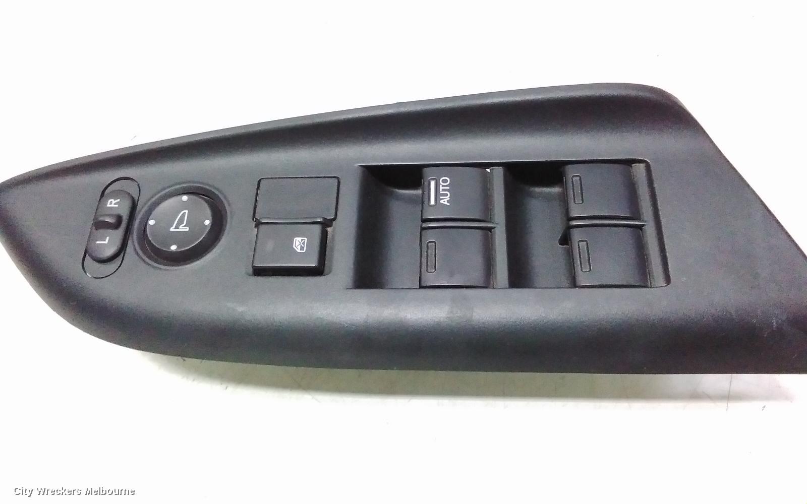 HONDA JAZZ PWR DR WIND SWITCH, RH FRONT (MASTER SWITCH), GF/GK, NON CENTRAL LOCK BUTTON TYPE, 07/2014 - 12/2020