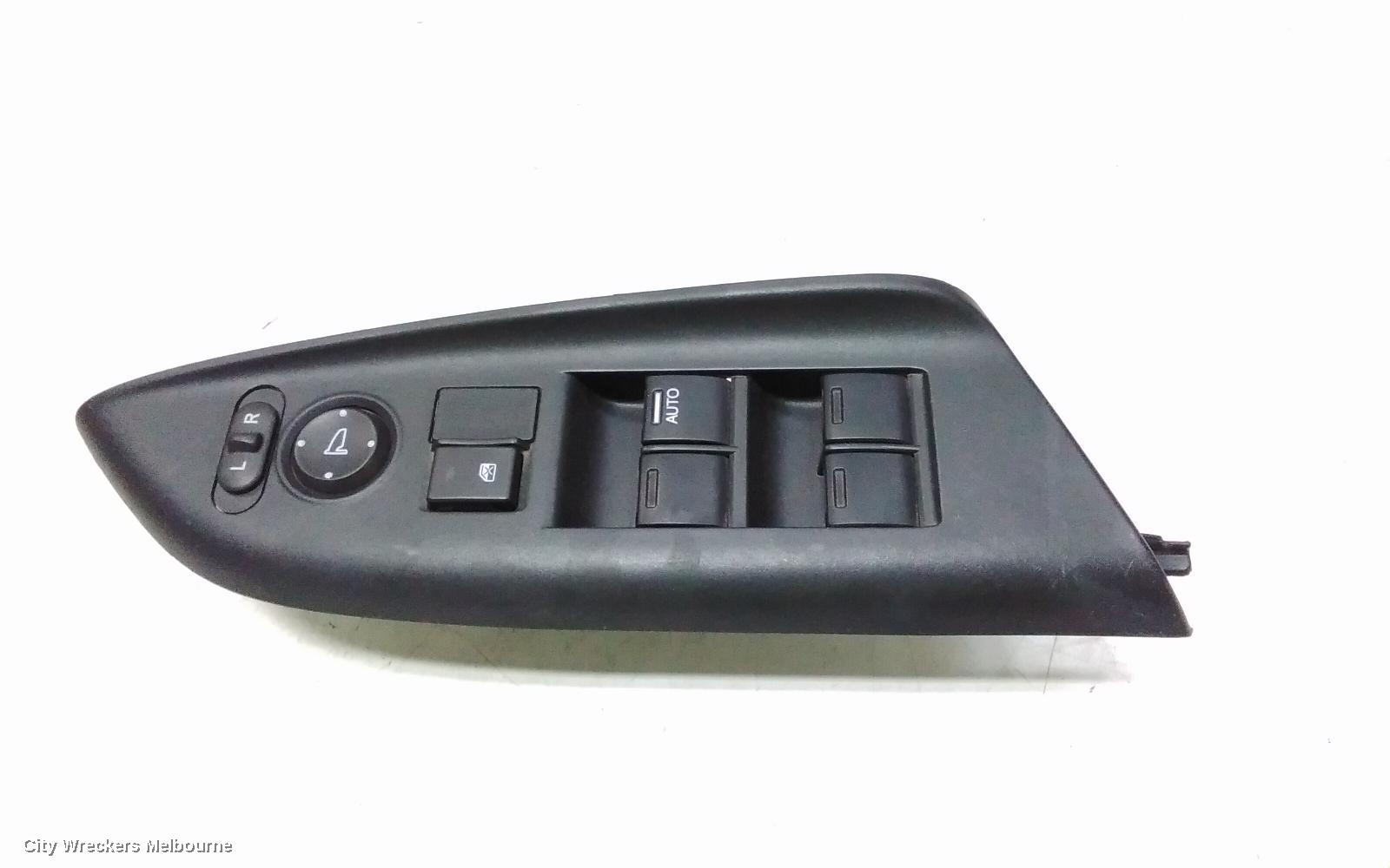 HONDA JAZZ PWR DR WIND SWITCH, RH FRONT (MASTER SWITCH), GF/GK, NON CENTRAL LOCK BUTTON TYPE, 07/2014 - 12/2020
