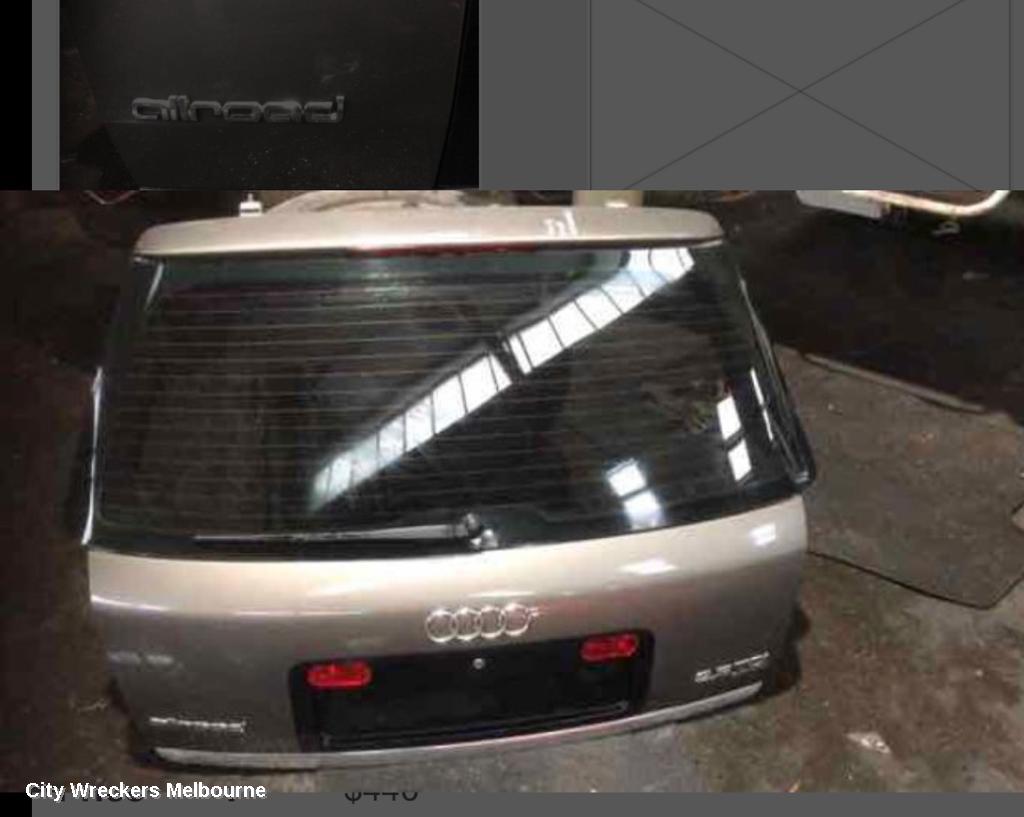 AUDI A4 BOOTLID/TAILGATE, TAILGATE, B6, WAGON, 09/2002 - 02/2005