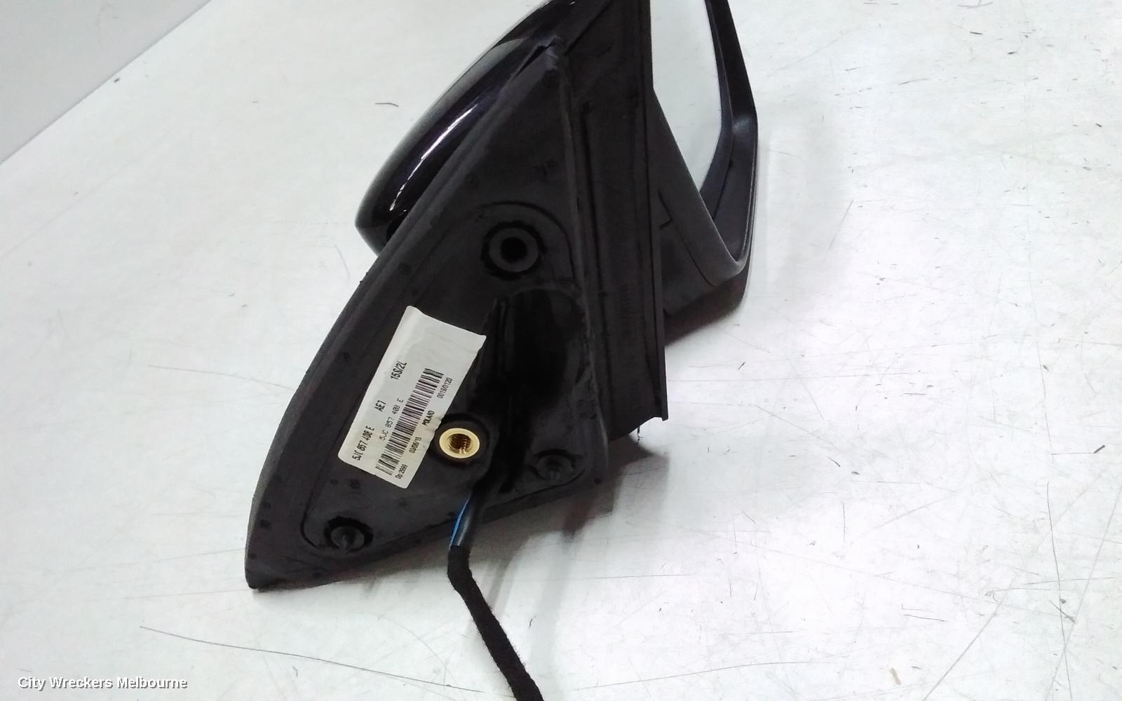 SKODA RAPID RIGHT DOOR MIRROR, NH, BLACK, 05/2014 - 12/2020