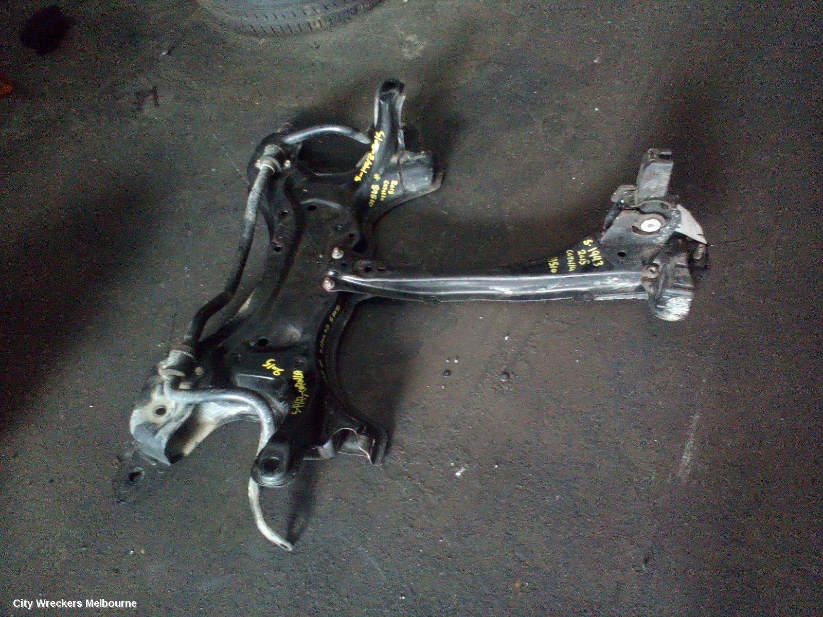 TOYOTA COROLLA FRT XMEMBER/CRADLE, ZRE172R, CROSSMEMBER, 12/2013 - 06/2019