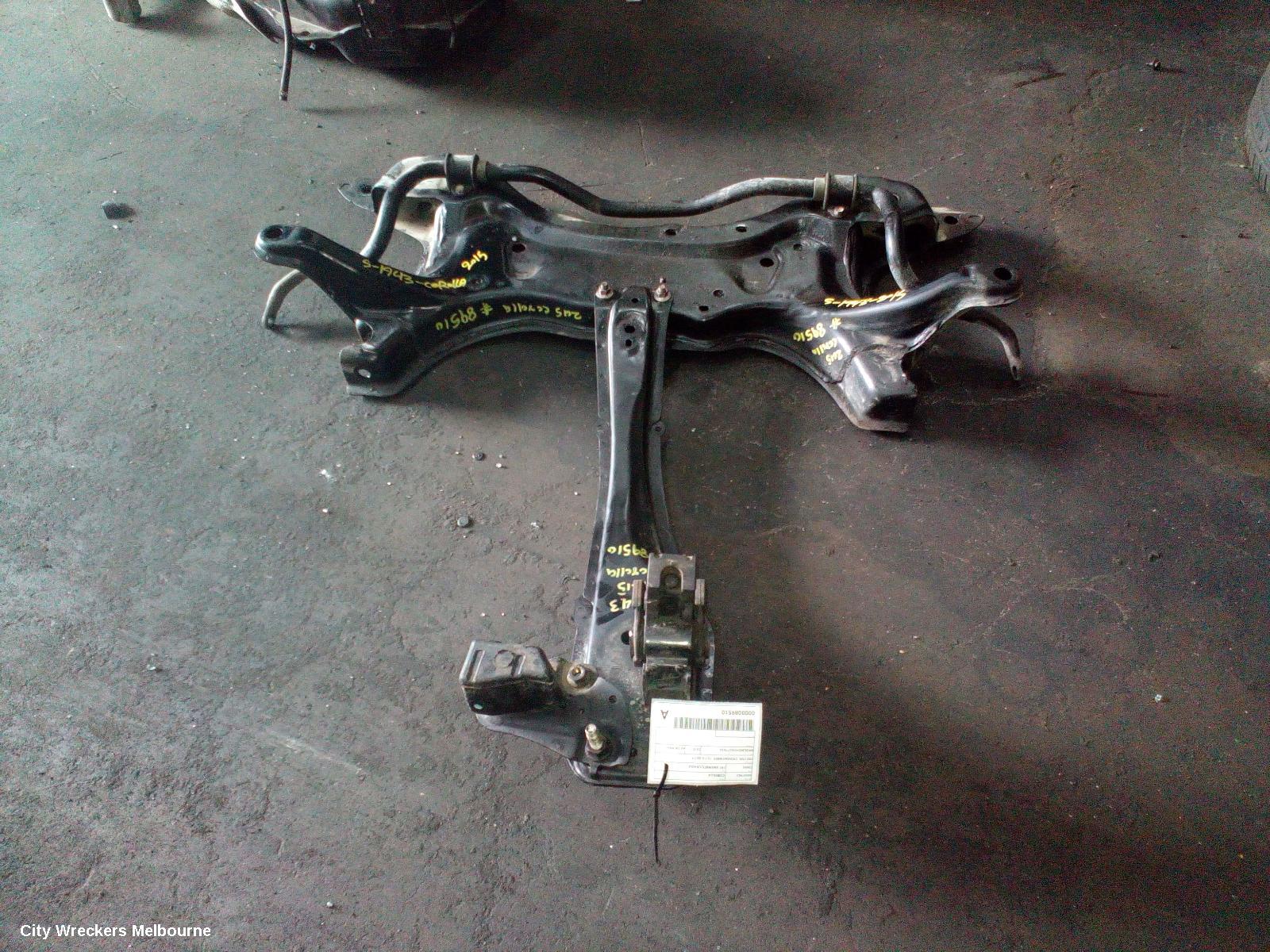 TOYOTA COROLLA FRT XMEMBER/CRADLE, ZRE172R, CROSSMEMBER, 12/2013 - 06/2019