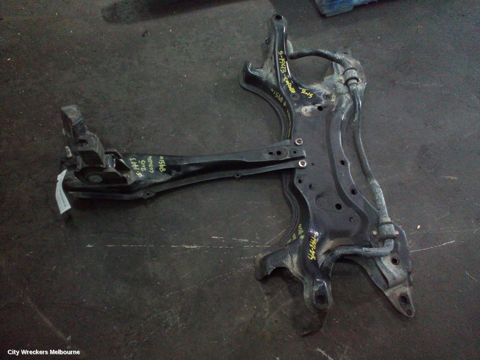 TOYOTA COROLLA FRT XMEMBER/CRADLE, ZRE172R, CROSSMEMBER, 12/2013 - 06/2019