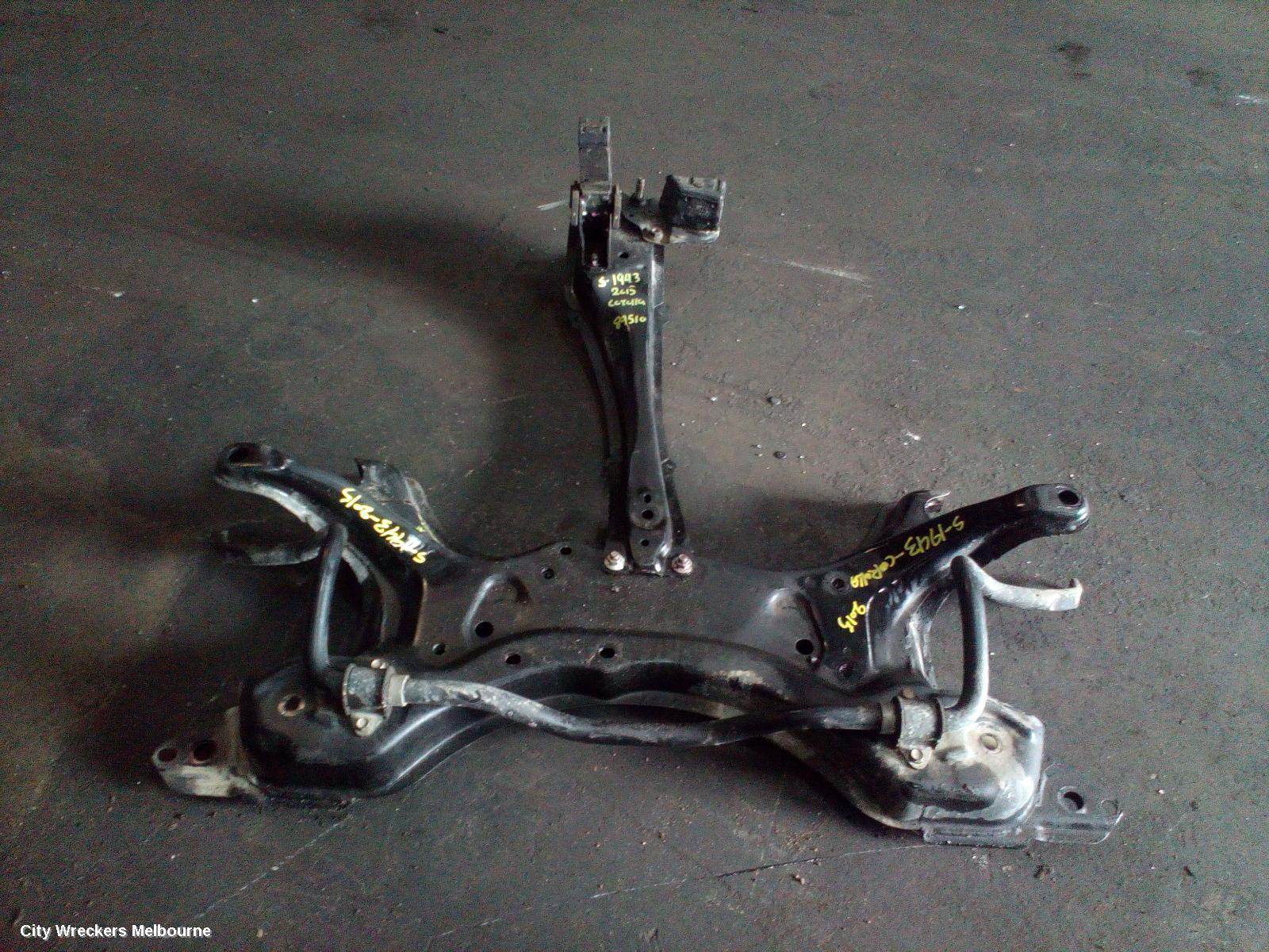TOYOTA COROLLA FRT XMEMBER/CRADLE, ZRE172R, CROSSMEMBER, 12/2013 - 06/2019