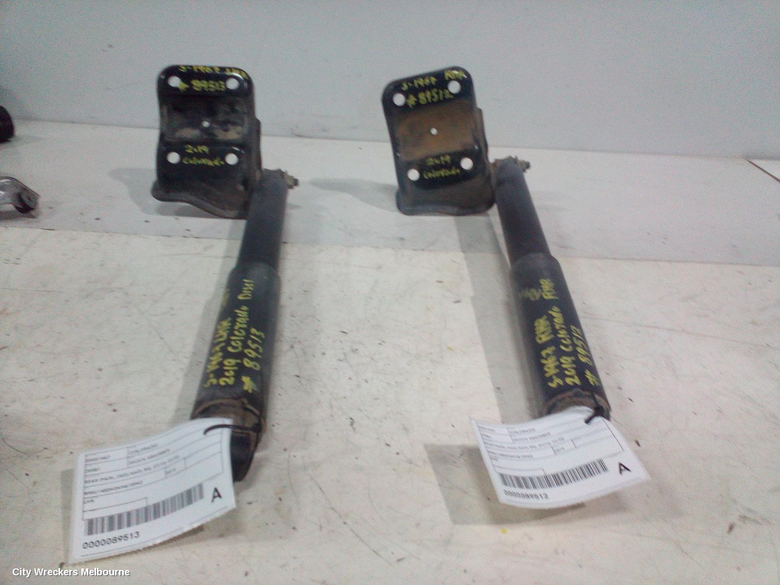 HOLDEN COLORADO SHOCK ABSORBER, REAR (PAIR), 2WD/4WD, RG, 07/2016 - 12/2020