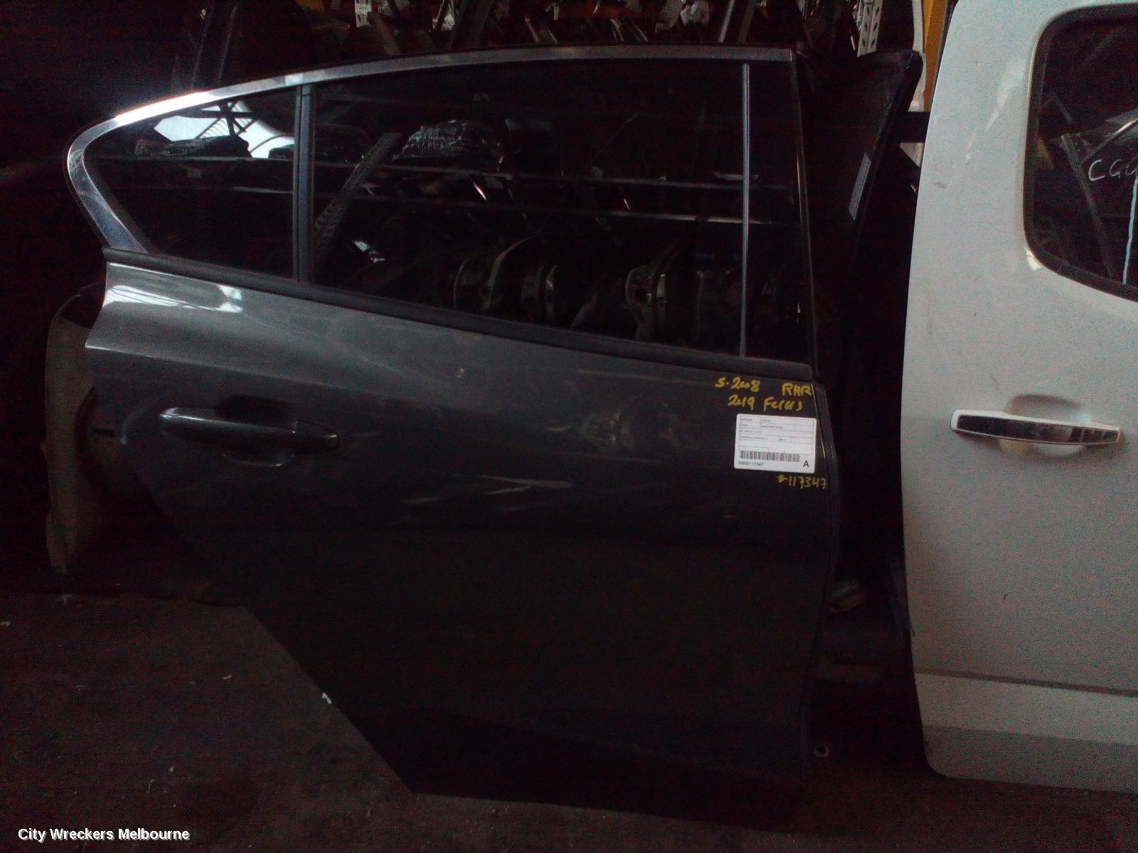 FORD FOCUS RIGHT REAR DOOR, SA, HATCH, 10/2018 ONWARDS