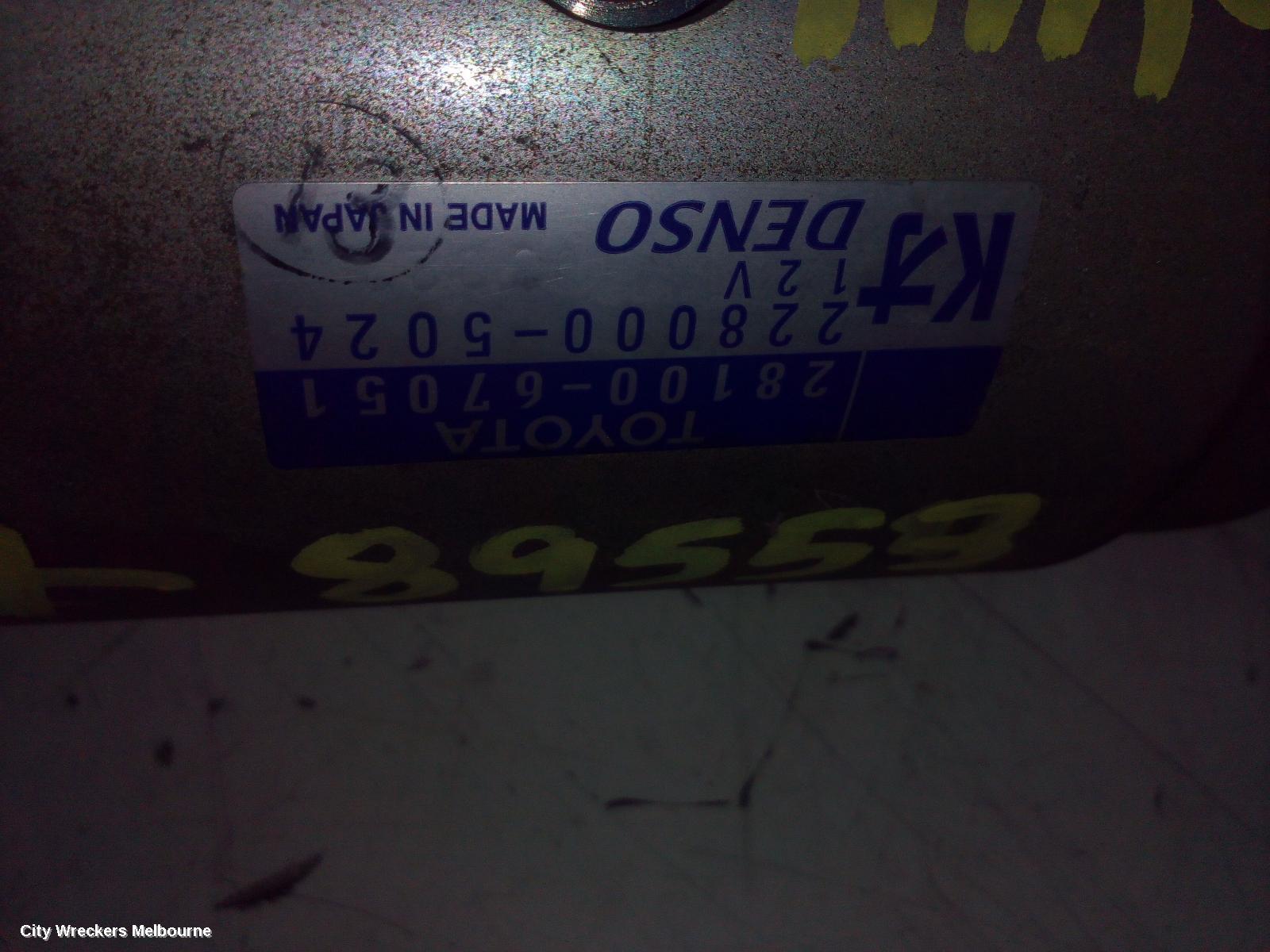 TOYOTA HIACE STARTER, DIESEL, 3.0, 1KD-FTV, TURBO, MANUAL T/M TYPE, KDH, 09/2006 - 04/2019