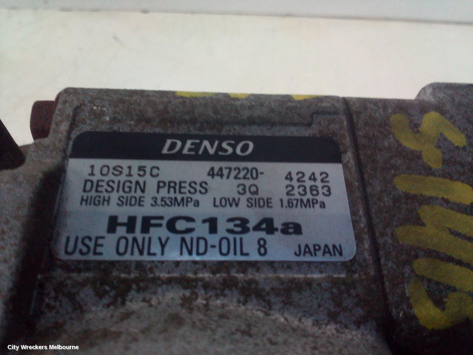 TOYOTA HIACE A/C COMPRESSOR, KDH, 3.0, 1KD-FTV, DIESEL, DENSO 10S17C TYPE, 09/2006 - 04/2019