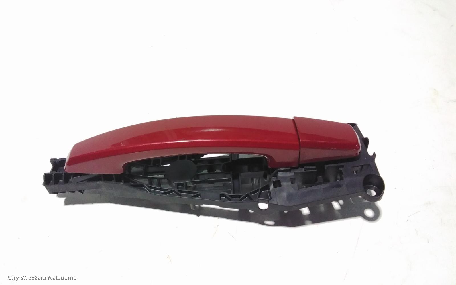 HOLDEN CRUZE DOOR HANDLE, OUTER, LH FRONT, NON CHROME INSERT TYPE, JG-JH, 03/2009 - 01/2017