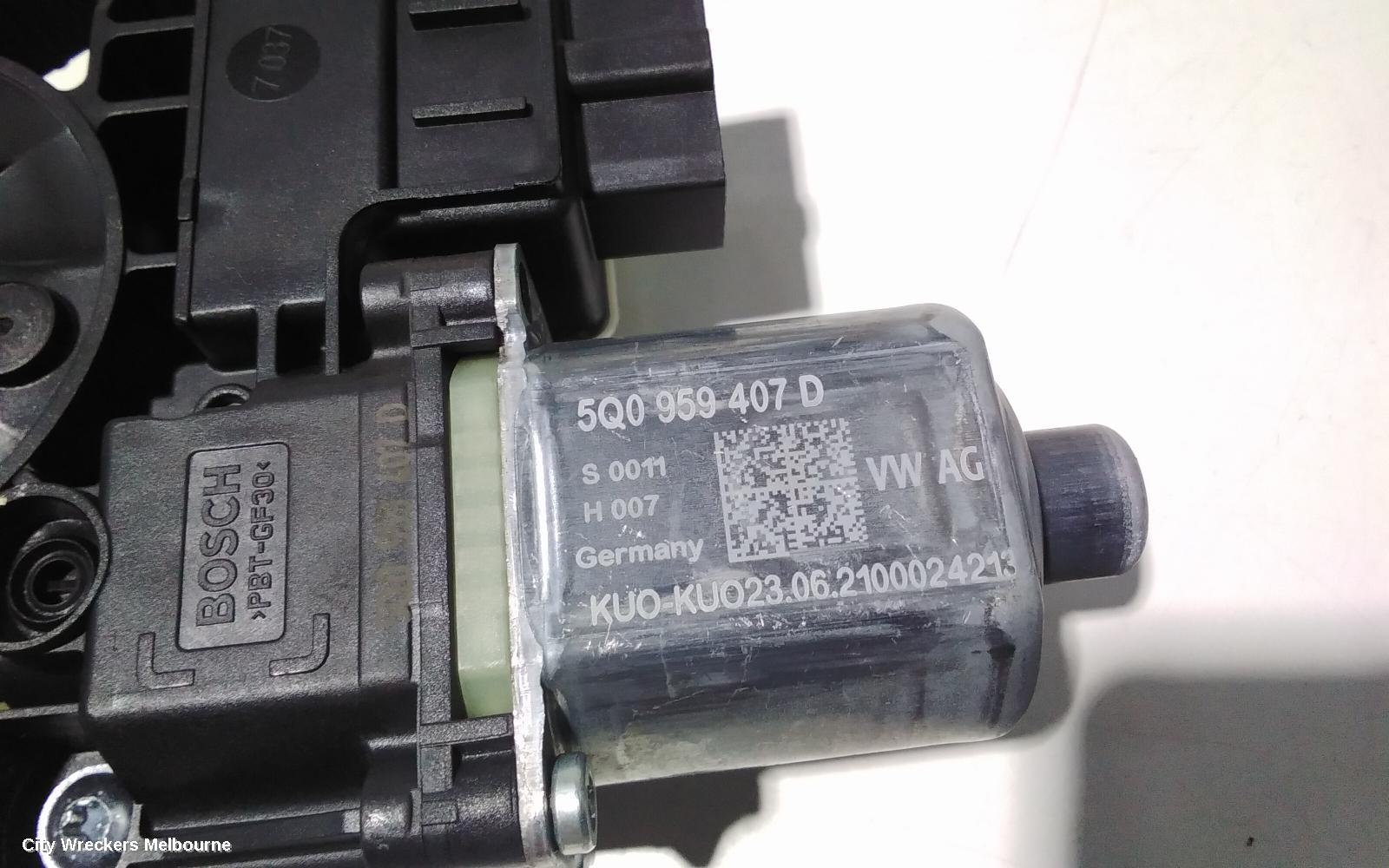 VOLKSWAGEN T-ROC LEFT REAR WND REG/MOTOR, A1, 03/2020 - 12/2025
