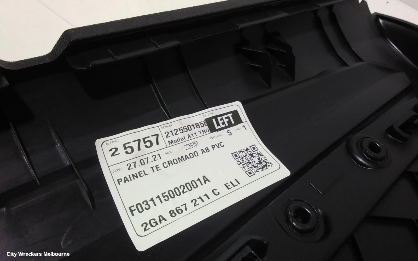 VOLKSWAGEN T-ROC DOOR TRIM, A1, 03/2020 - 12/2025