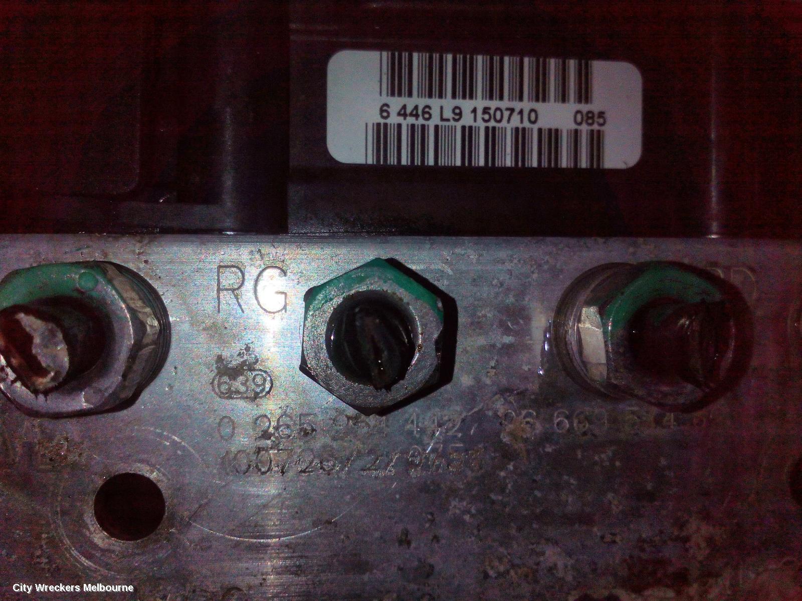 PEUGEOT 308 ABS PUMP/MODULATOR, T7, 09/2007 - 01/2014