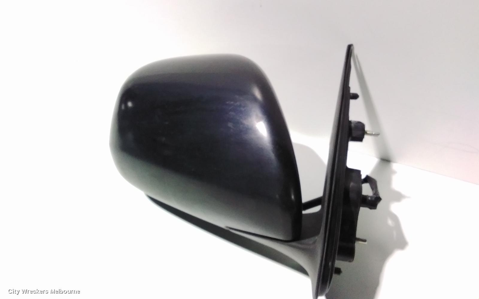 TOYOTA HIACE RIGHT DOOR MIRROR, TRH/KDH, POWER, BLACK (3 WIRE), 03/2005 - 01/2014