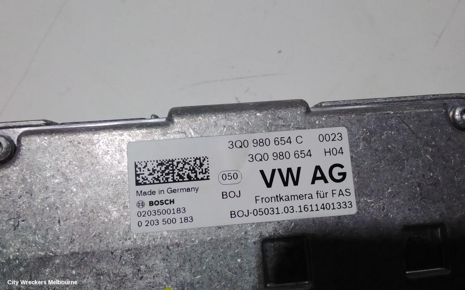 VOLKSWAGEN PASSAT REVERSE CAMERA, FRONT, B8/MK7, 06/2015 ONWARDS