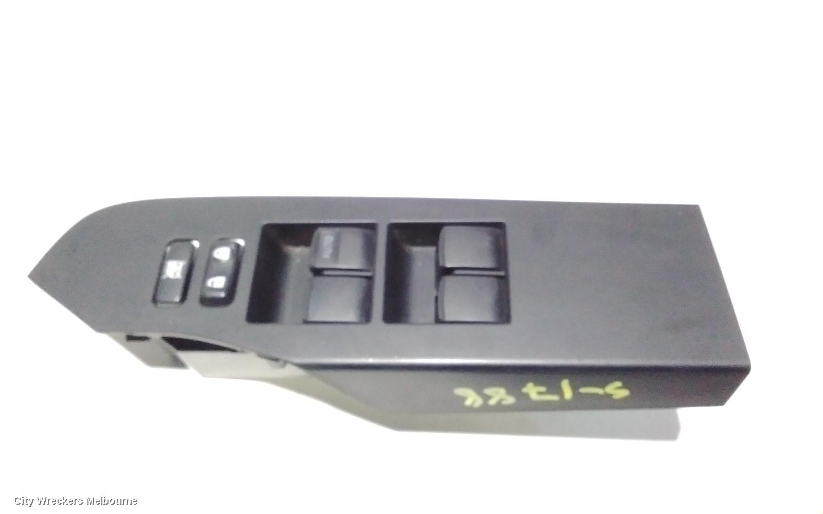 TOYOTA COROLLA PWR DR WIND SWITCH, RH FRONT (MASTER SWITCH), ZRE182R, HATCH, STANDARD, 03/2015 - 06/2018