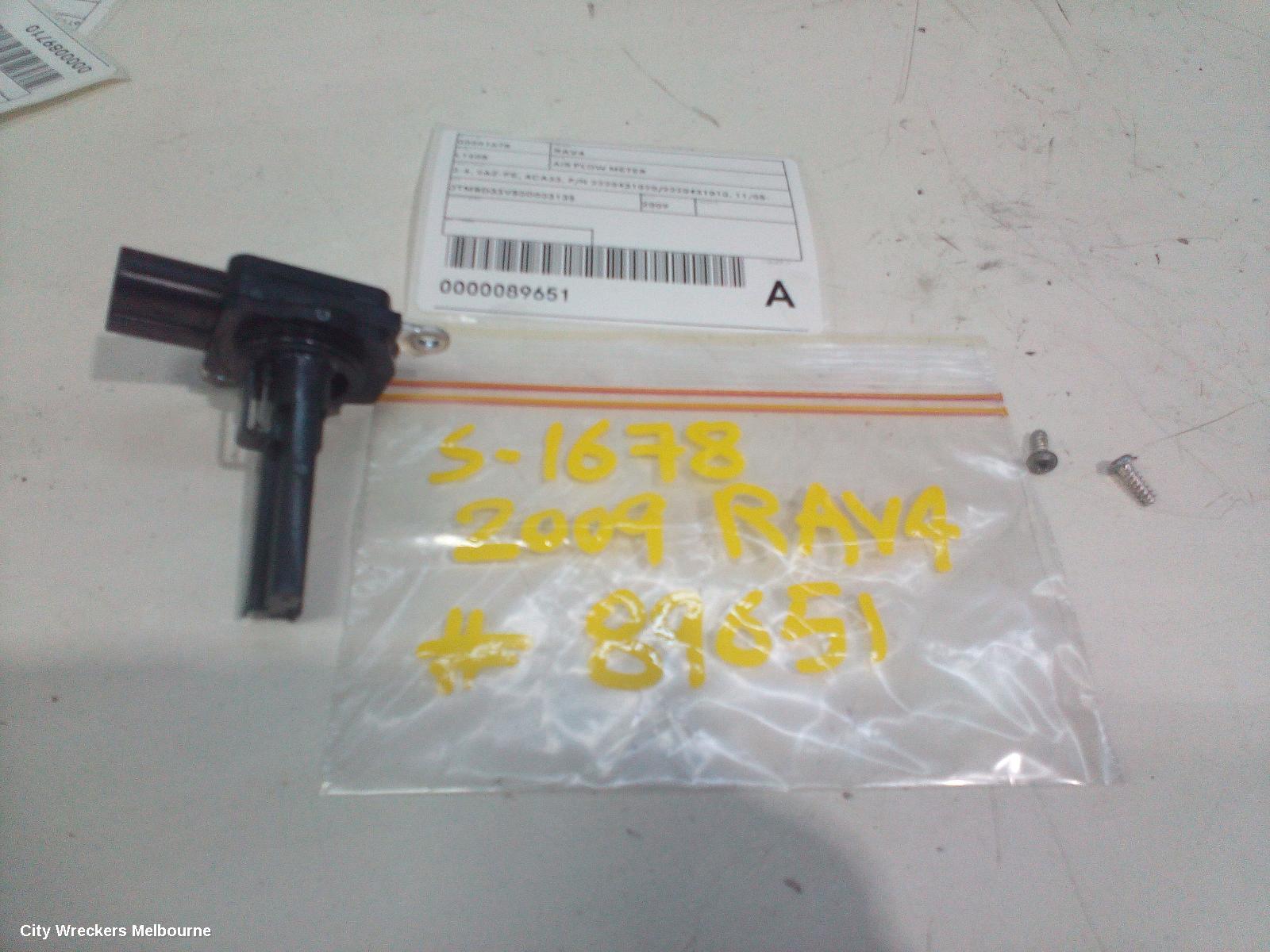 TOYOTA RAV4 AIR FLOW METER, 2.4, 2AZ-FE, ACA33, P/N 2220431020/202220431010, 11/2005 - 11/2012