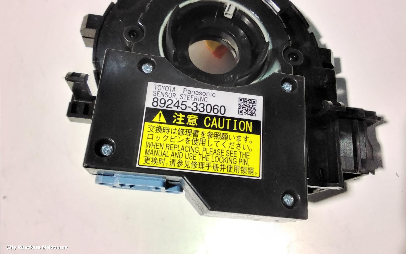 TOYOTA CAMRY AIRBAG MODULE/SENSOR, CLOCKSPRING, ASV50/AVV50, 12/2011 - 10/2017