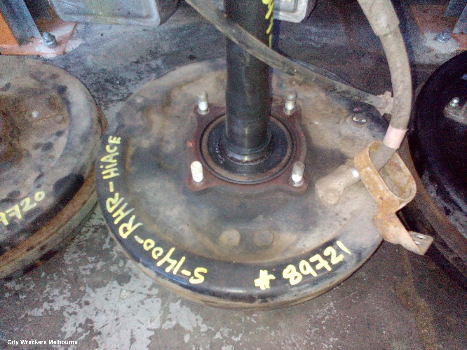 TOYOTA HIACE RIGHT REAR HUB ASSEMBLY, TRH/KDH, 03/2005 - 04/2019