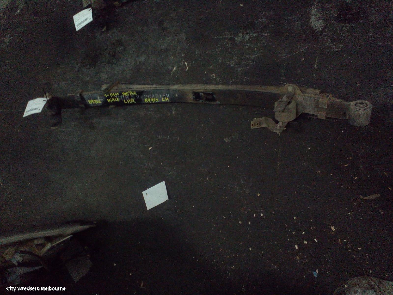 TOYOTA HIACE REAR LEAF SPRING, TRH/KDH, LWB/SWB, LH SIDE, 03/2005 - 04/2019