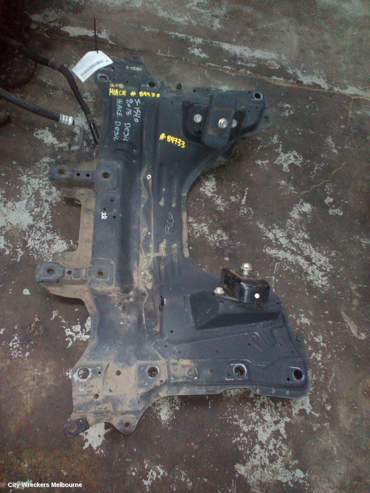 TOYOTA HIACE FRT XMEMBER/CRADLE, TRH/KDH, CROSSMEMBER, LWB/SWB, 03/2005 - 04/2019