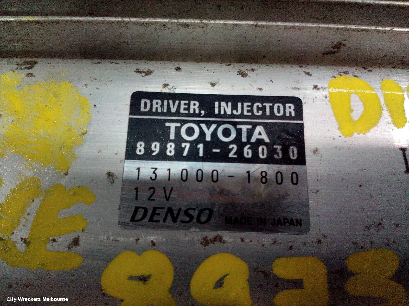 TOYOTA HIACE FUEL INJECTOR, KDH, 3.0, 1KD-FTV, 06/2016 - 04/2019