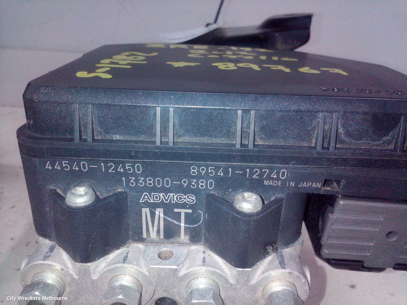 TOYOTA COROLLA ABS PUMP/MODULATOR, ZRE152/20153R, P/N 4454012450, 03/2007 - 12/2013