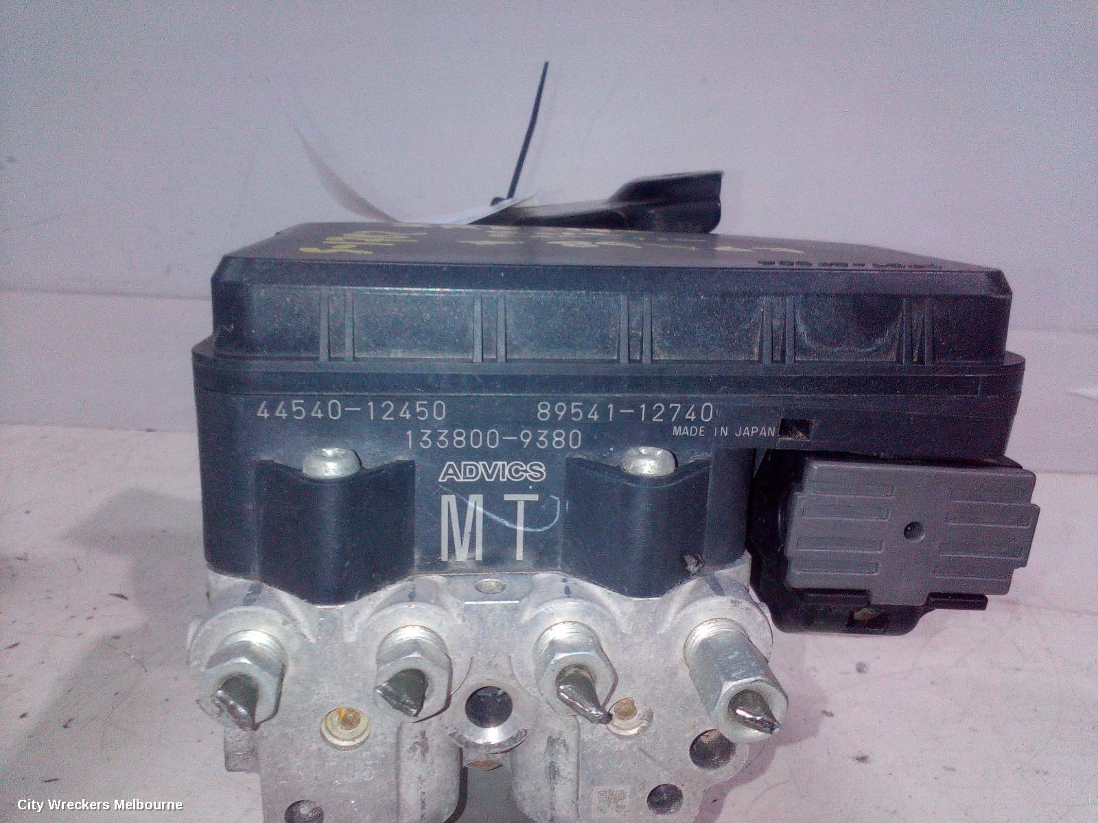 TOYOTA COROLLA ABS PUMP/MODULATOR, ZRE152/20153R, P/N 4454012450, 03/2007 - 12/2013