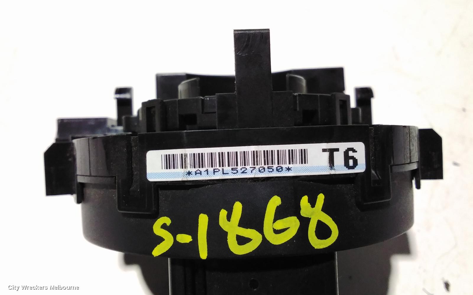 TOYOTA CAMRY AIRBAG MODULE/SENSOR, CLOCKSPRING, ASV50/AVV50, 12/2011 - 10/2017