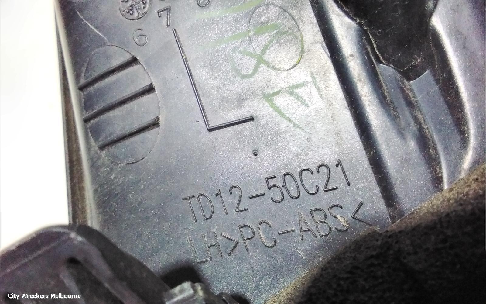 MAZDA CX9 LEFT INDICATOR/FOG/SIDE, BUMPER FOGLAMP, TB, 12/2007 - 06/2009