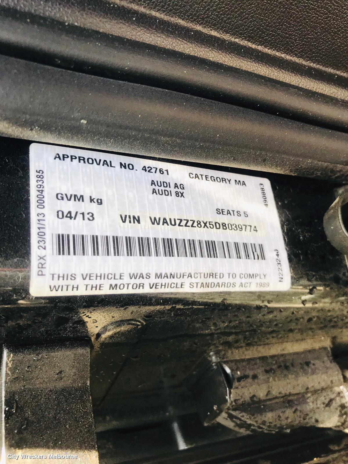 AUDI A1 LEFT FRONT DOOR WINDOW, 8X, 5DR HATCH, 03/2012 - 10/2018