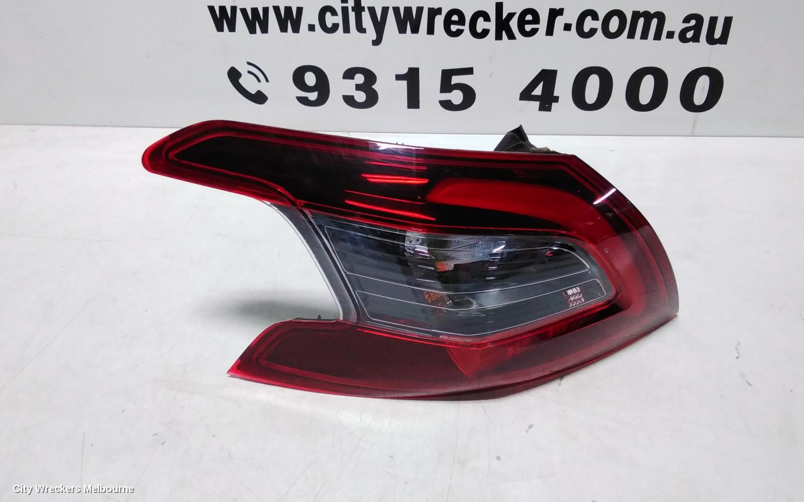 PEUGEOT 308 LEFT TAILLIGHT, T9, HATCH, 07/2017 - 01/2021