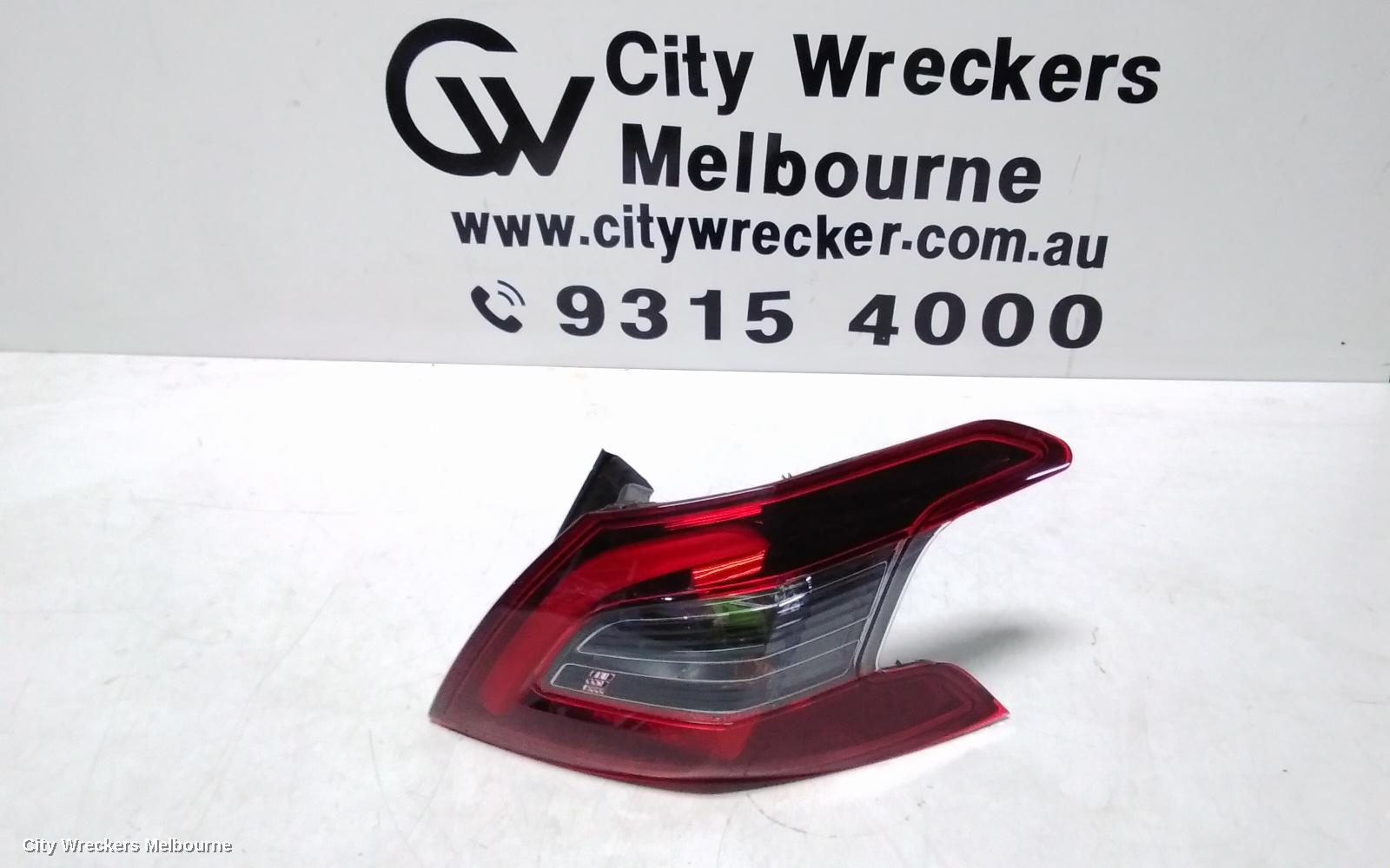 PEUGEOT 308 RIGHT TAILLIGHT, T9, HATCH, 07/2017 - 01/2021