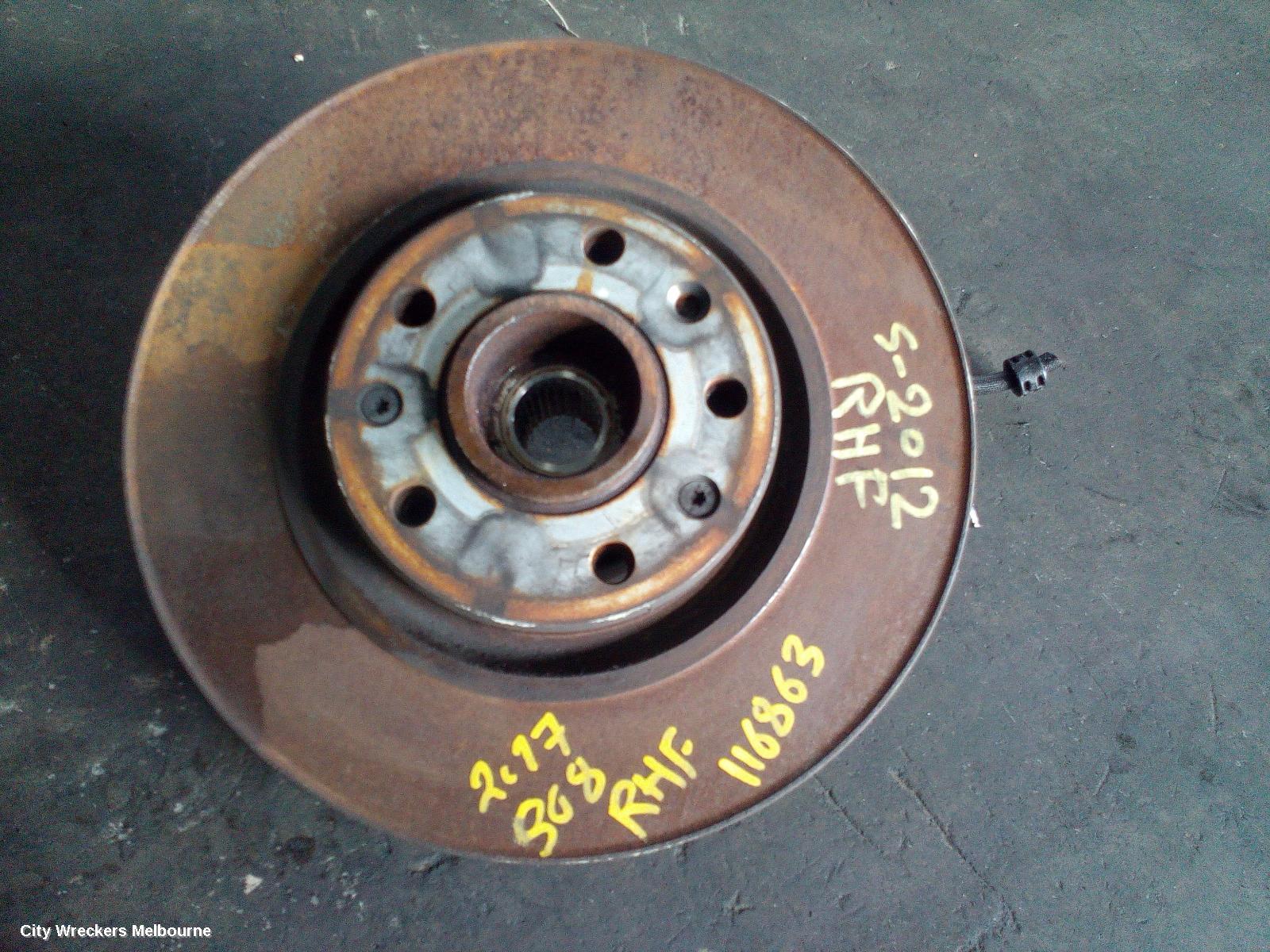 PEUGEOT 308 RIGHT FRONT HUB ASSEMBLY, T9, 10/2014 - 05/2021