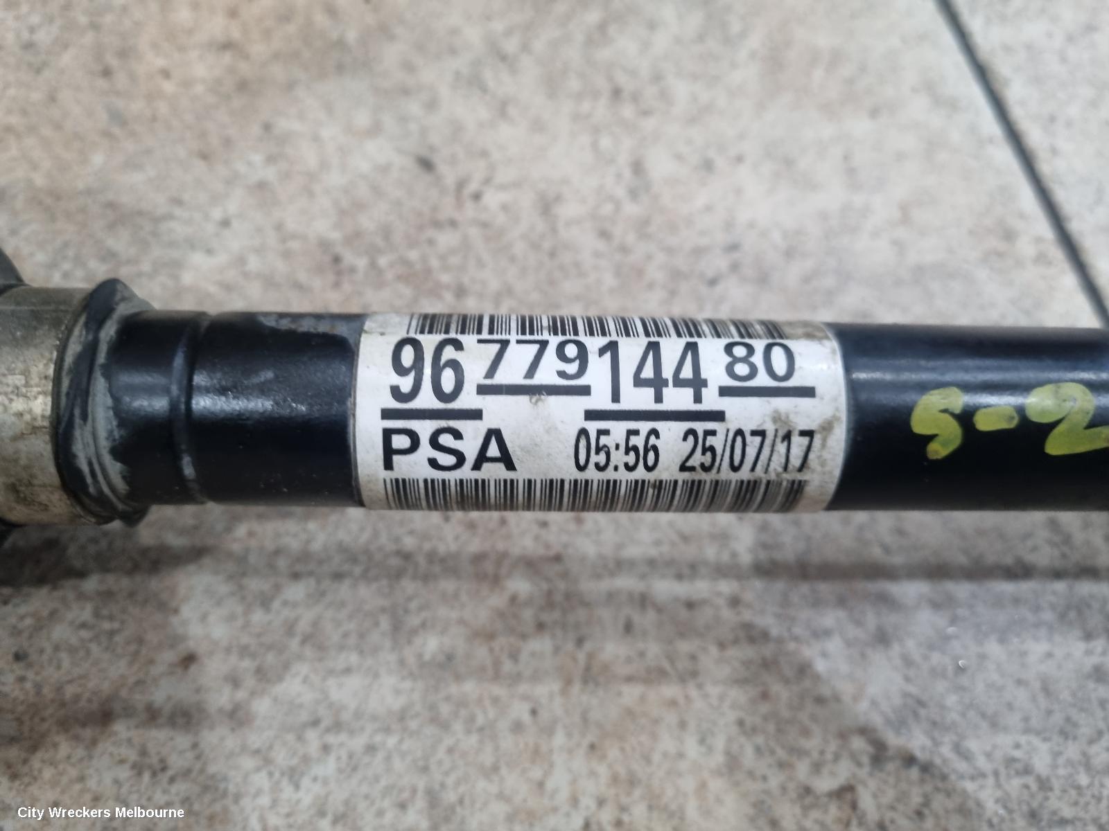 PEUGEOT 308 LEFT DRIVESHAFT, T9, 10/2014 - 05/2021