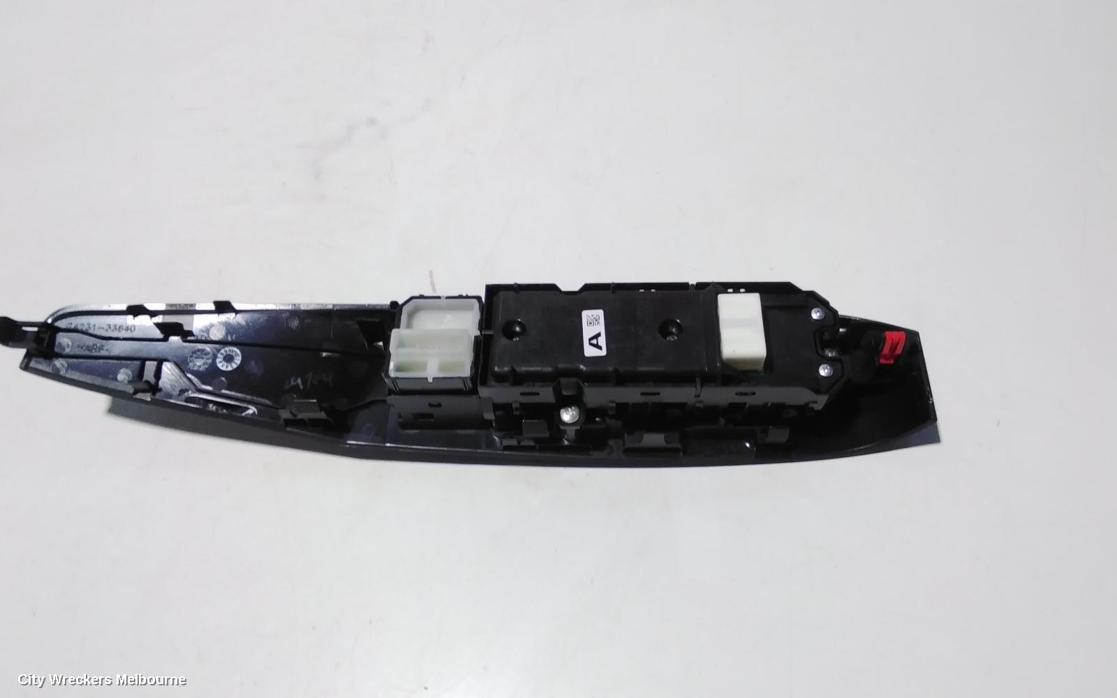 TOYOTA CAMRY PWR DR WIND SWITCH, RH FRONT (MASTER SWITCH), XV70, 09/2017 - 01/2021