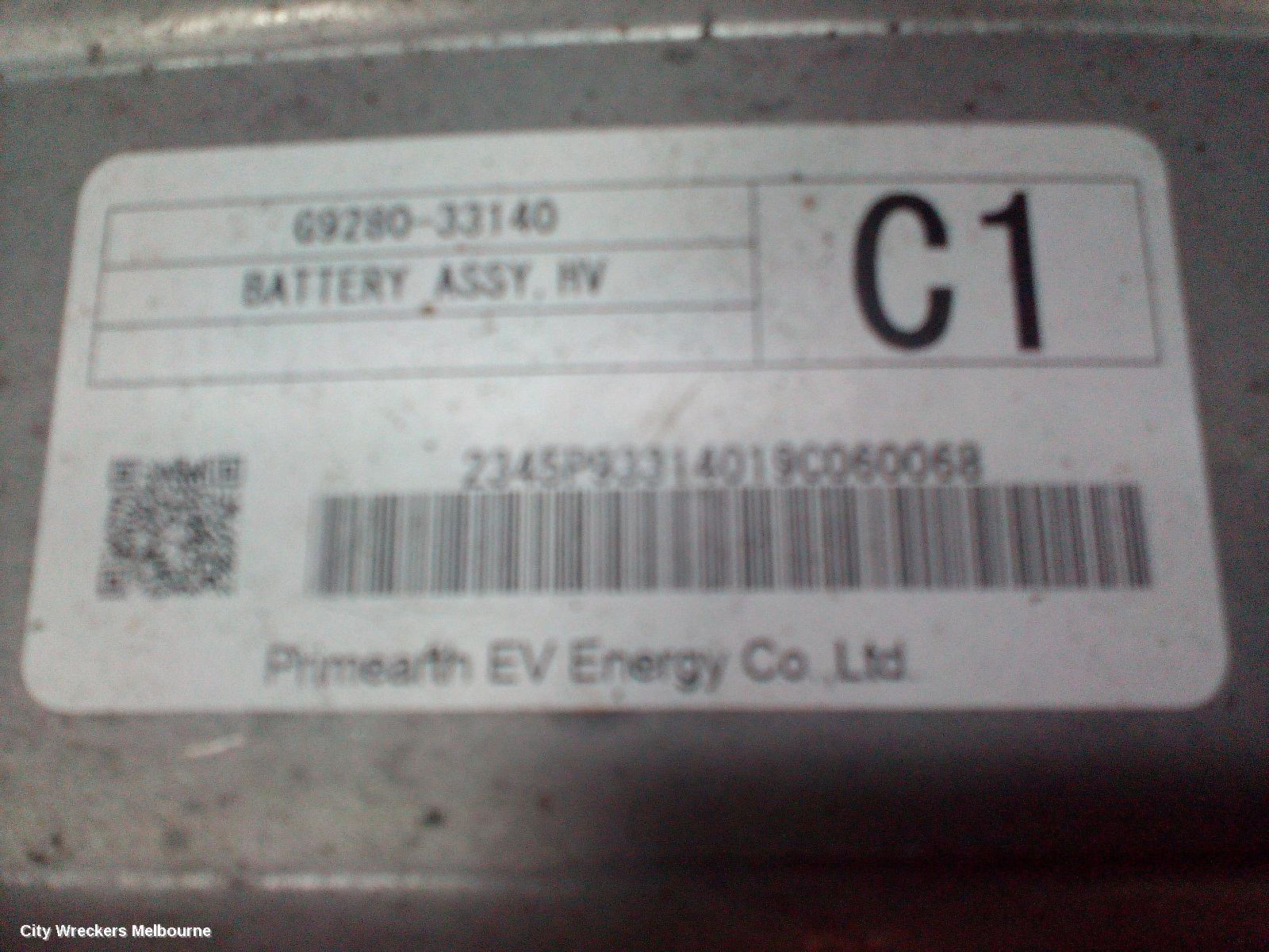 TOYOTA CAMRY BATTERY, 12V VOLT BATTERY (LOCATED IN FRONT), XV70, 09/2017 ONWARDS